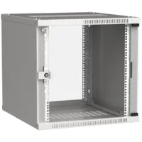 ITK Шкаф настенный LINEA WE 12U 600х650мм дверь стекло серый