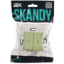 SKANDY Выключатель 2-клавишный с индикацией 10А SK-V09G мятный IEK в Выключатели клавишные, переключатели от IEK ( ИЭК ) в интернет магазине ЭлектроОм электротовары 2 SK-V20-1-10-K06 SK-V20-1-10-K06 IEK ( ИЭК ) 2