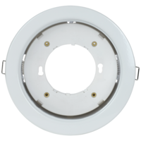 LIGHTING Светильник 4115 встраиваемый под лампу GX70 белый IEK