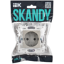 SKANDY Розетка с заземлением с защитными шторками 16А безвинтовое крепление SK-R06Sh шампань IEK в Розетка от IEK ( ИЭК ) в интернет магазине ЭлектроОм электротовары 2 SK-R14-16-1-K37 SK-R14-16-1-K37 IEK ( ИЭК ) 2