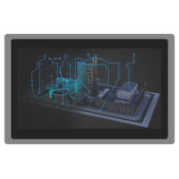 Компьютер панельный промышленный процессор Intel Core i7 16Гб RAM 500Гб ROM SSD экран 18,5 windows ONI