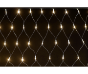 Гирлянда Сеть 1.5х1.5м 160LED тепл. бел. IP20 провод прозр. 230В с контроллером 8 режимов IEK LGDB410-1-160-L1-T-S-44
