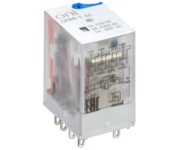 Реле интерфейсное ORM-1 4C 24В DC с LED и тест. кнопкой ONI ORM-1-4C-DC24V-L-B