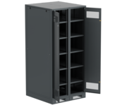 ITK LINEA B Шкаф (пустой) 2000х900х950мм двустворчатая металлическая дверь черный