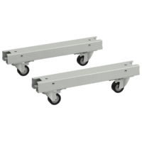 ITK LINEA S Комплект роликов для шкафа шириной 600мм серый