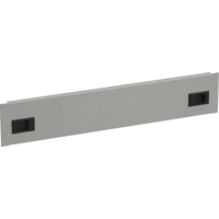 ITK Фальш-панель 19 2U крепление на защелках серая РФ