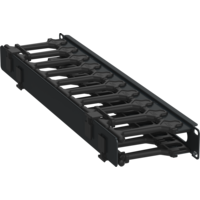 ITK Кабель-органайзер горизонтальный 19 1U черный РФ
