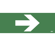 Этикетка самоклеящаяся 350х130мм Направляющая стрелка IEK