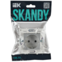 SKANDY Розетка с заземлением с защитными шторками 16А SK-R04S серебряный IEK в Розетка от IEK ( ИЭК ) в интернет магазине ЭлектроОм электротовары 2 SK-R14-16-K23 SK-R14-16-K23 IEK ( ИЭК ) 2