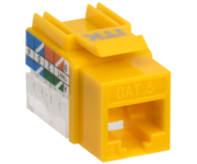 ITK Модуль Keystone Jack кат.6 UTP 110 IDC 90град жёлтый