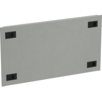 ITK Фальш-панель 19 6U крепление на защелках серая РФ