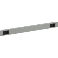 ITK Фальш-панель 19 1U крепление на защелках серая РФ