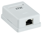 ITK Настенная информационная розетка RJ45 кат.6 FTP 1-порт