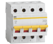 Выключатель нагрузки 4-пол. 32А серия ВН-32