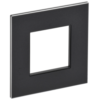 SKANDY Рамка 1-местная SK-F31Bl металл черный IEK