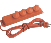 Удлинитель 4х5м с заземл. 16А IP44 У04В 2P+PE с крыш. ИЭК