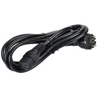 ITK Кабель электропитания PDU сечением 3х1,5 3М с разъёмами C19 и Schuko