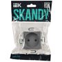 SKANDY Розетка без заземления с защитными шторками 10А SK-R01Gr серый IEK в Розетка от IEK ( ИЭК ) в интернет магазине ЭлектроОм электротовары 4 SK-R13-10-K03 SK-R13-10-K03 IEK ( ИЭК ) 4