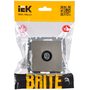BRITE Розетка TV проходная РТВ10-0-БрШ шампань IEK в Выключатели клавишные, переключатели от IEK ( ИЭК ) в интернет магазине ЭлектроОм электротовары 2 BR-A10-P-K37 BR-A10-P-K37 IEK ( ИЭК ) 2