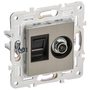 SKANDY Розетка двойная TV+RJ45 кат.5E SK-A14N металл никель IEK в Выключатели клавишные, переключатели от IEK ( ИЭК ) в интернет магазине ЭлектроОм электротовары 2 SK-AK20-1-K50 SK-AK20-1-K50 IEK ( ИЭК ) 2