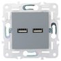 SKANDY Розетка USB A+A 3,1А SK-R15Gr серый IEK в Розетка от IEK ( ИЭК ) в интернет магазине ЭлектроОм электротовары 5 SK-U21-D31-K03 SK-U21-D31-K03 IEK ( ИЭК ) 5