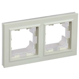 Рамка 2-м IP44 BRITE РУ-2-БрКр-44 беж. IEK BR-M22-44-K10 в Рамка декоративная для электроустановочных устройств от IEK ( ИЭК ) в интернет магазине ЭлектроОм электротовары BR-M22-44-K10 BR-M22-44-K10 IEK ( ИЭК )