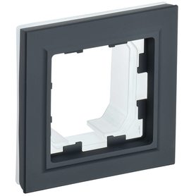 BRITE Рамка 1-местная IP44 РУ-1-БрГ-44 графит IEK в Выключатели клавишные, переключатели от IEK ( ИЭК ) в интернет магазине ЭлектроОм электротовары BR-M12-44-K53 BR-M12-44-K53 IEK ( ИЭК )