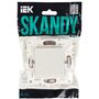 SKANDY Выключатель 1-клавишный перекрестный 10А SK-V03W арктический белый IEK в Выключатели клавишные, переключатели от IEK ( ИЭК ) в интернет магазине ЭлектроОм электротовары 2 SK-V13-0-10-K01 SK-V13-0-10-K01 IEK ( ИЭК ) 2