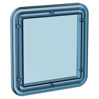 Окошко смотровое для корпуса полиэстерного ЩМП прозрачный синий IEK