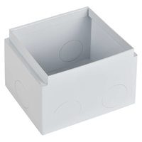 PRIMER Коробка напольная металлическая для лючка на 8 модулей высота 108мм IEK