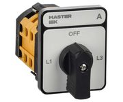 Переключатель кулачковый стандартная черная рукоятка 10А схема 98 MASTER IEK