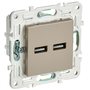 SKANDY Розетка USB A+A 3,1А SK-R15Sh шампань IEK в Розетка от IEK ( ИЭК ) в интернет магазине ЭлектроОм электротовары 6 SK-U21-D31-K37 SK-U21-D31-K37 IEK ( ИЭК ) 6