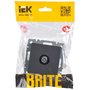 BRITE Розетка TV проходная РТВ10-0-БрГ графит IEK в Выключатели клавишные, переключатели от IEK ( ИЭК ) в интернет магазине ЭлектроОм электротовары 2 BR-A10-P-K53 BR-A10-P-K53 IEK ( ИЭК ) 2