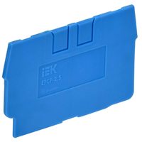 ARMAFIX Заглушка для колодки клеммной CP 2,5мм2 синяя IEK