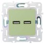 SKANDY Розетка USB A+A 3,1А SK-R15G мятный IEK в Розетка от IEK ( ИЭК ) в интернет магазине ЭлектроОм электротовары 4 SK-U21-D31-K06 SK-U21-D31-K06 IEK ( ИЭК ) 4