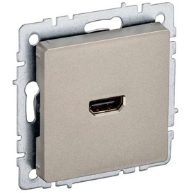 BRITE Розетка HDMI РHDMI-0-БрШ шампань IEK в Выключатели клавишные, переключатели от IEK ( ИЭК ) в интернет магазине ЭлектроОм электротовары BR-H10-K37 BR-H10-K37 IEK ( ИЭК )
