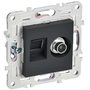 SKANDY Розетка двойная TV+RJ45 кат.6 SK-A15G графит IEK в Выключатели клавишные, переключатели от IEK ( ИЭК ) в интернет магазине ЭлектроОм электротовары 3 SK-AK20-2-K53 SK-AK20-2-K53 IEK ( ИЭК ) 3