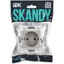 SKANDY Розетка с заземлением с защитными шторками 16А безвинтовое крепление SK-R06Sh шампань IEK в Розетка от IEK ( ИЭК ) в интернет магазине ЭлектроОм электротовары 4 SK-R14-16-1-K37 SK-R14-16-1-K37 IEK ( ИЭК ) 4