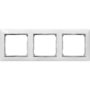 Pамка 3 поста белый/серебро Valena  в Рамка декоративная для электроустановочных устройств от Legrand в интернет магазине ЭлектроОм электротовары 3 770493 770493 Legrand 3