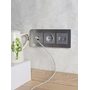 BRITE Розетка компьютерная RJ45 кат.6 РК11-БрА алюминий IEK в Выключатели клавишные, переключатели от IEK ( ИЭК ) в интернет магазине ЭлектроОм электротовары 3 BR-K10-2-K47 BR-K10-2-K47 IEK ( ИЭК ) 3