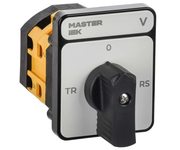 Переключатель кулачковый стандартная черная рукоятка 10А схема 67 MASTER IEK