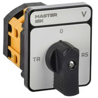 Переключатель кулачковый стандартная черная рукоятка 10А схема 67 MASTER IEK