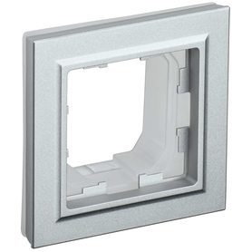 Рамка 1-м IP44 BRITE РУ-1-БрА-44 алюм. IEK BR-M12-44-K47 в Рамка декоративная для электроустановочных устройств от IEK ( ИЭК ) в интернет магазине ЭлектроОм электротовары BR-M12-44-K47 BR-M12-44-K47 IEK ( ИЭК )