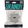 SKANDY Розетка HDMI SK-H01S серебряный IEK в Розетка от IEK ( ИЭК ) в интернет магазине ЭлектроОм электротовары 4 SK-H10-K23 SK-H10-K23 IEK ( ИЭК ) 4