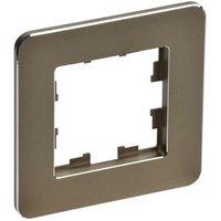 BRITE Рамка 1-местная РУ-1-1-Бр металл латунь RE IEK
