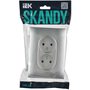 SKANDY Розетка 2-местная без заземления с защитными шторками 10А в сборе SK-R09S серебряный IEK в Розетка от IEK ( ИЭК ) в интернет магазине ЭлектроОм электротовары 4 SK-R23-10-K23-F SK-R23-10-K23-F IEK ( ИЭК ) 4