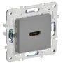 SKANDY Розетка HDMI SK-H01Gr серый IEK в Розетка от IEK ( ИЭК ) в интернет магазине ЭлектроОм электротовары 3 SK-H10-K03 SK-H10-K03 IEK ( ИЭК ) 3