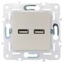 SKANDY Розетка USB A+A 3,1А SK-R15Sh шампань IEK в Розетка от IEK ( ИЭК ) в интернет магазине ЭлектроОм электротовары 9 SK-U21-D31-K37 SK-U21-D31-K37 IEK ( ИЭК ) 9