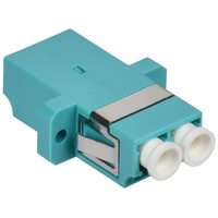 ITK Адаптер оптический проходной LC-duplex OM3 UPC