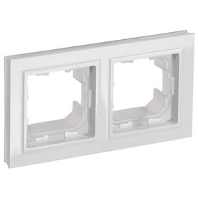 Рамка 2-м IP44 BRITE РУ-2-БрБ-44 бел. IEK BR-M22-44-K01 в Рамка декоративная для электроустановочных устройств от IEK ( ИЭК ) в интернет магазине ЭлектроОм электротовары BR-M22-44-K01 BR-M22-44-K01 IEK ( ИЭК )